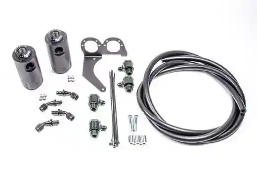 Radium Dual Catch Can Kit Ccv Nissan R35 GTR
