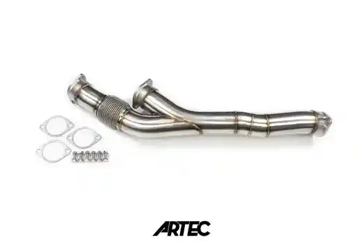 Artec Nissan RB26DETT Twin 3.5" Stock Frame Front Pipe