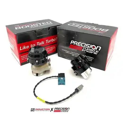 Precision PTE PW46 46mm - 50mm Blow Off Valve and Racegrade 3 Port Boost Solenoid Package