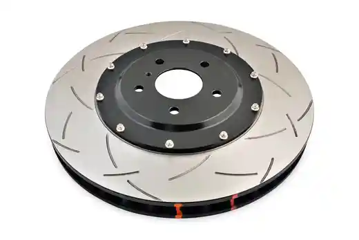 DBA 5000 T3 Slotted Front Brake Rotor (Black Hat) - R35 GT-R
