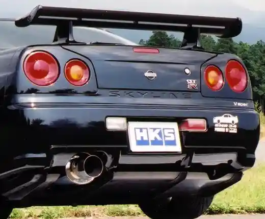 HKS Silent Hi-Power Exhaust - R34 GT-R