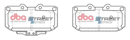 DBA Street Series Ceramic Front Brake Pad (Ceramic) - R32 GT-R