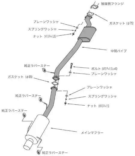 HKS Hi-Power 409 Exhaust - R33 GT-R