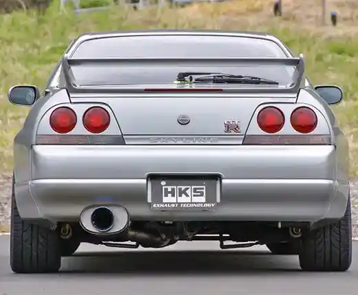 HKS Super Turbo Muffler Ti - R33 GT-R