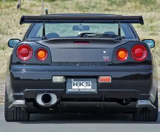 HKS Super Turbo Muffler Ti - R34 GT-R