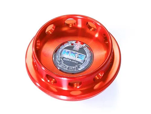 HKS Billet Oil Filler Cap, Red