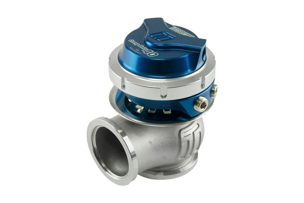 Turbosmart GenV CompGate40 14psi External Wastegate (Blue) - Universal