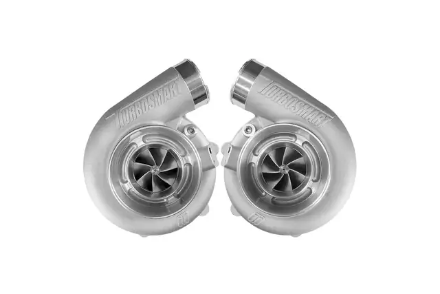 Mirror Twin Turbo Package - TS-1-6466B V-Band 1.07AR Oil Cooled Turbos