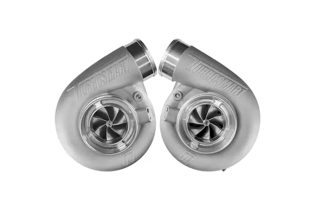 Mirror Twin Turbo Package - TS-1-7675C V-Band 0.96AR Oil Cooled Turbos