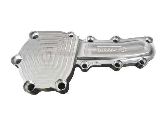 Bullet Billet RB Water Pump block off plate.
